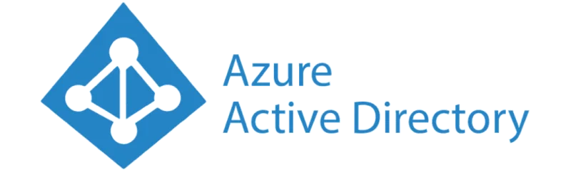 Microsoft Azure Active Directory logo on blue cloud background
