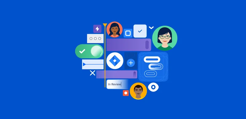 Jira software interface with project management board and issue tracking